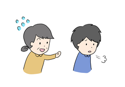 speak toのイラスト